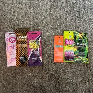 Devoted Creations & Hempz Tanning Lotion Packet Lot of 6
